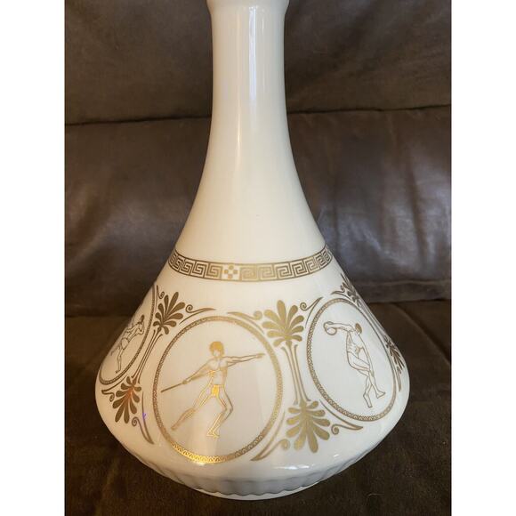 Vintage Spode England Scotland 1984 Olympic Games LA Cream Gold Trim No Stopper - Picture 2 of 6